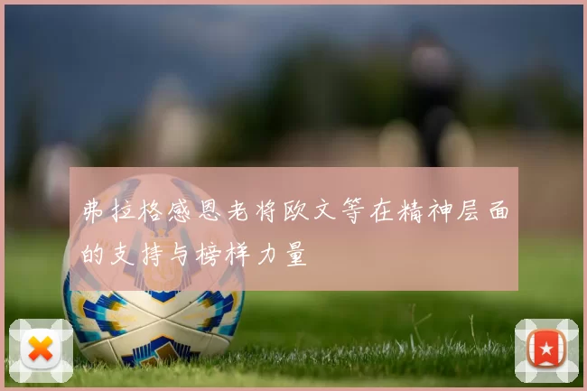 弗拉格感恩老将欧文等在精神层面的支持与榜样力量